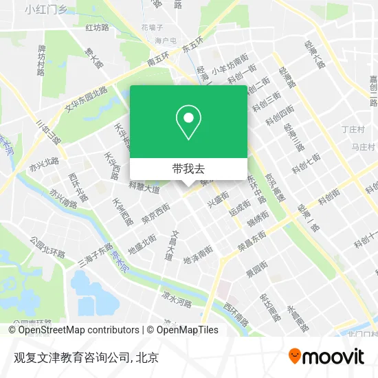 观复文津教育咨询公司地图