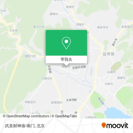武圣财神庙-南门地图