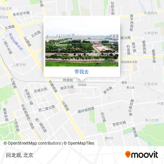 回龙观地图