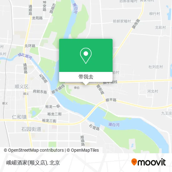 峨嵋酒家(顺义店)地图