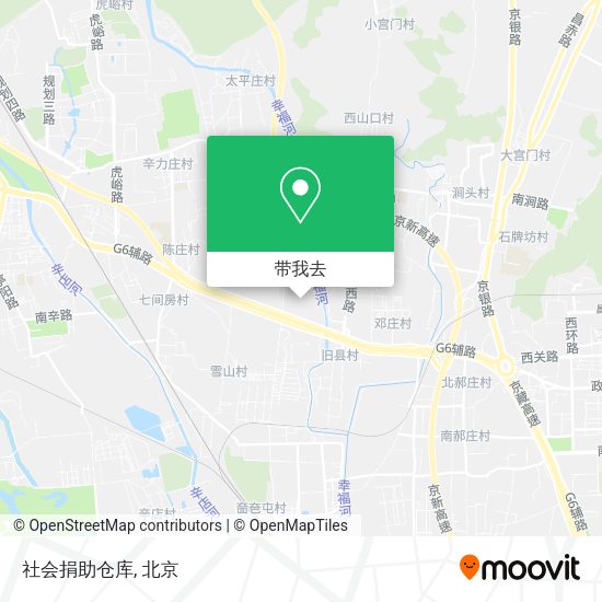 社会捐助仓库地图