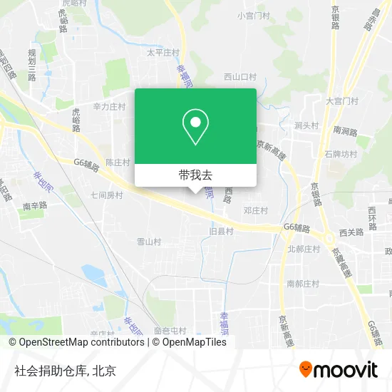 社会捐助仓库地图