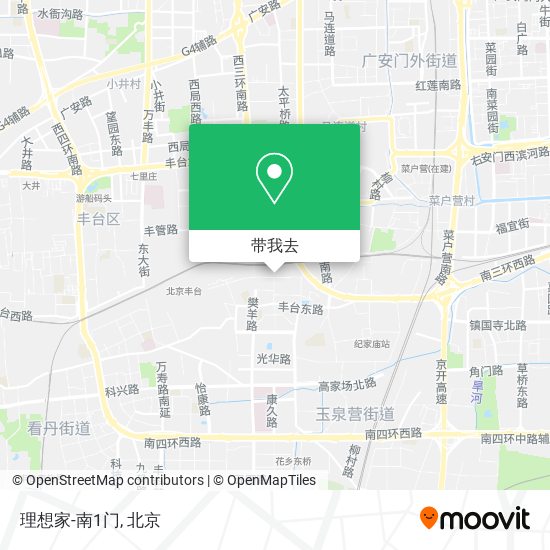 理想家-南1门地图