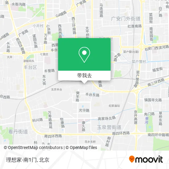 理想家-南1门地图