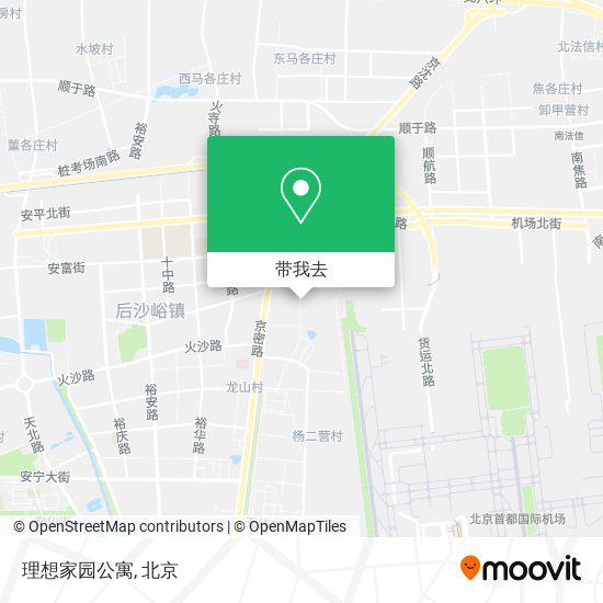 理想家园公寓地图