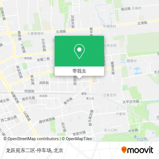 龙跃苑东二区-停车场地图