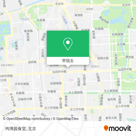 鸿博园食堂地图