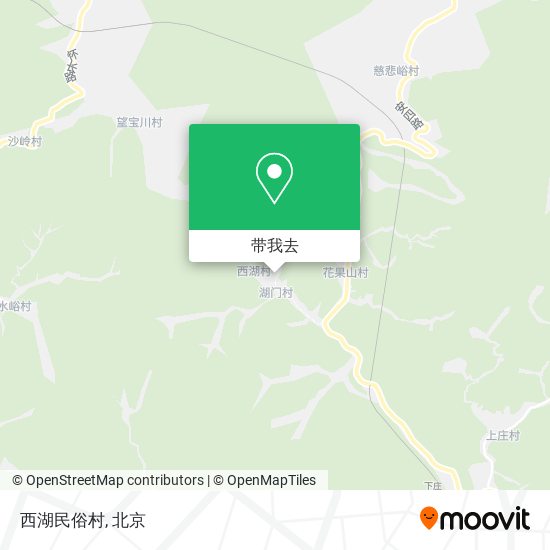 西湖民俗村地图