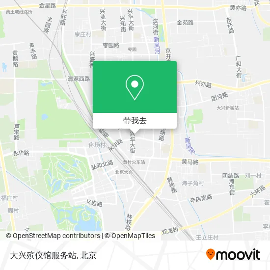 大兴殡仪馆服务站地图