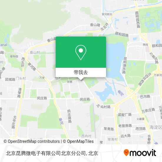 北京昆腾微电子有限公司北京分公司地图