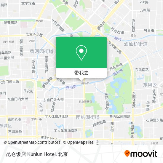 昆仑饭店 Kunlun Hotel地图