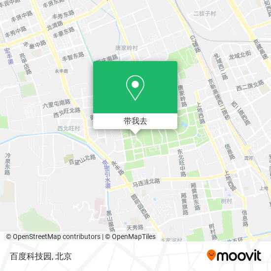 百度科技园地图