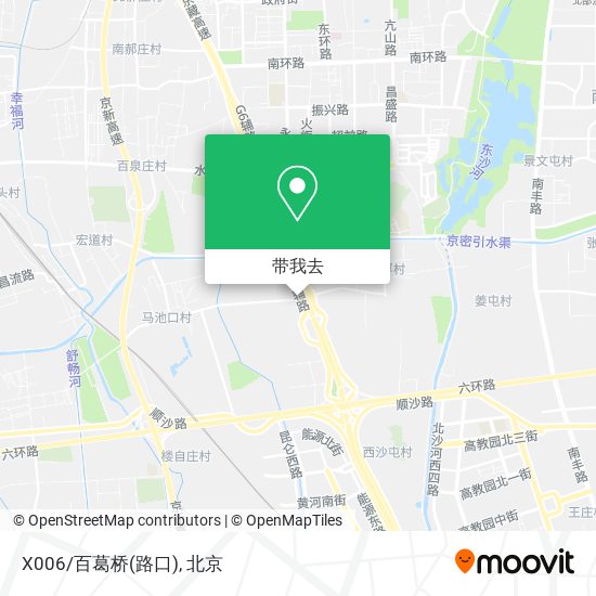 X006/百葛桥(路口)地图