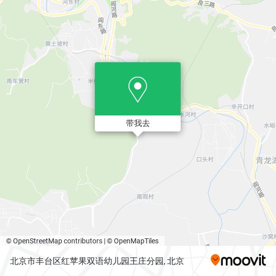 北京市丰台区红苹果双语幼儿园王庄分园地图