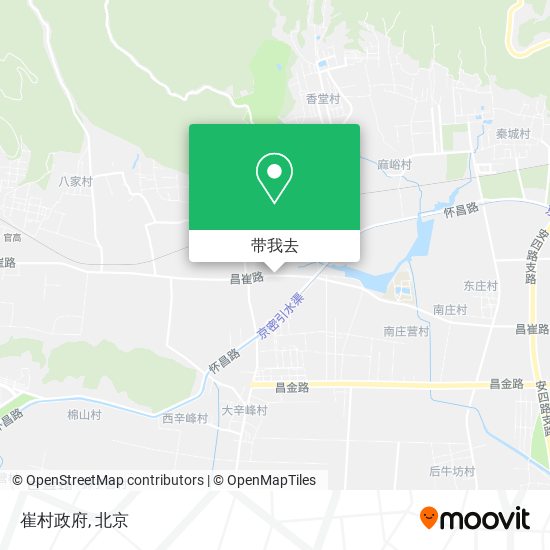 崔村政府地图
