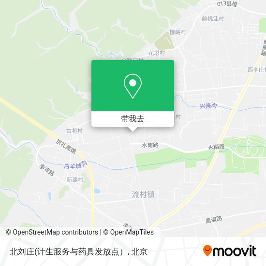 北刘庄地图