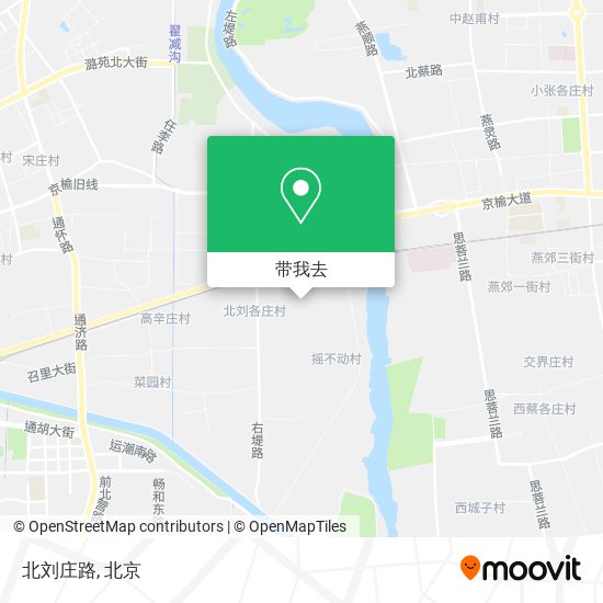 北刘庄路地图
