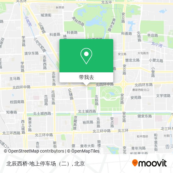 北辰西桥-地上停车场（二）地图