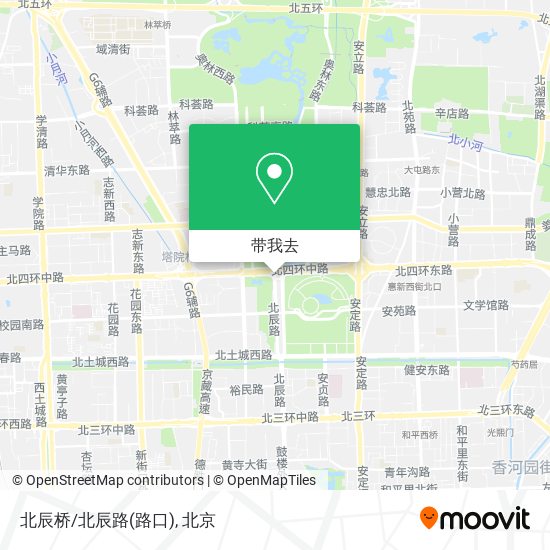 北辰桥/北辰路(路口)地图