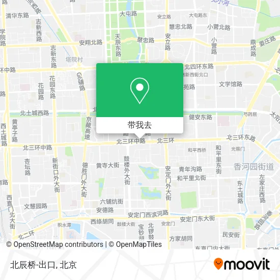 北辰桥-出口地图