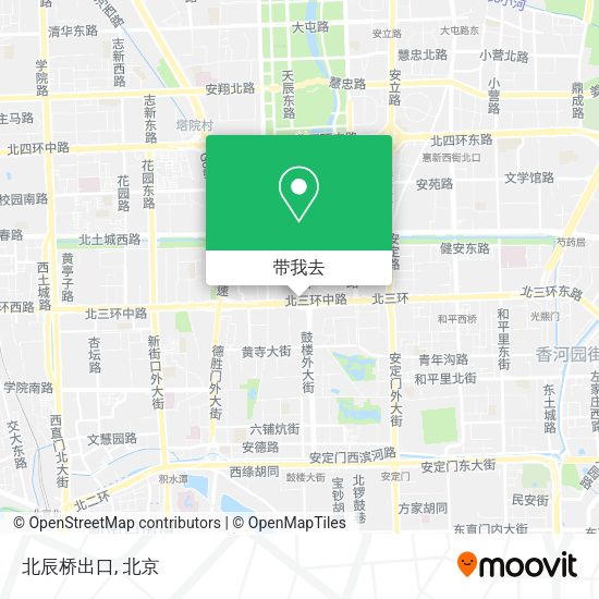 北辰桥出口地图