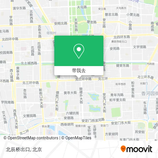 北辰桥出口地图