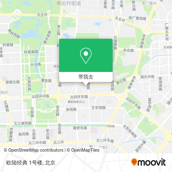 欧陆经典 1号楼地图