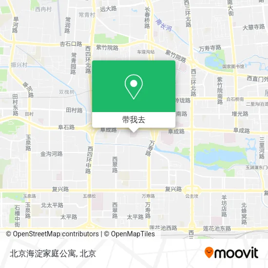 北京海淀家庭公寓地图