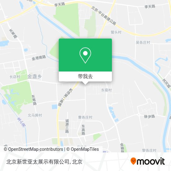 北京新世亚太展示有限公司地图