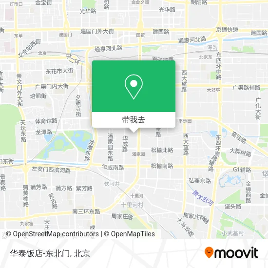 华泰饭店-东北门地图