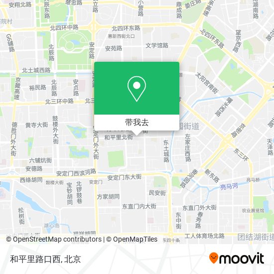 和平里路口西地图