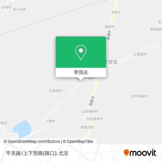 平关路/上下营路(路口)地图