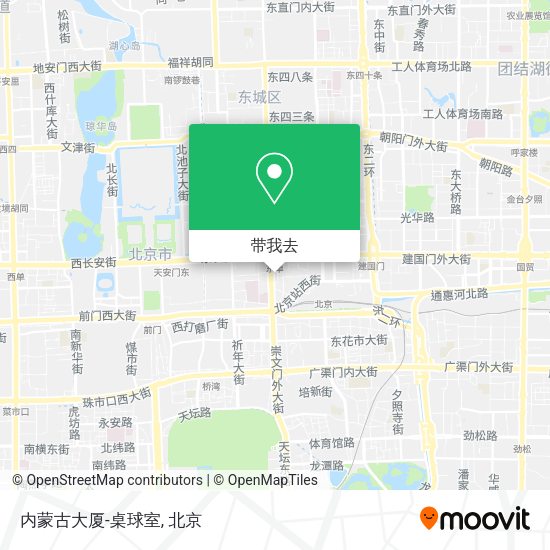 内蒙古大厦-桌球室地图