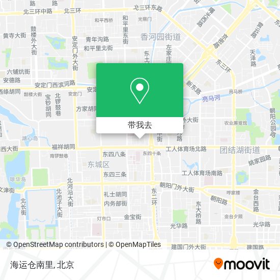 海运仓南里地图
