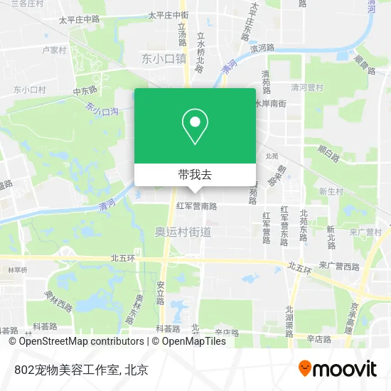 802宠物美容工作室地图