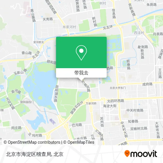 北京市海淀区稽查局地图