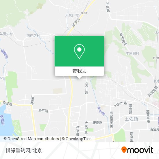 惜缘垂钓园地图