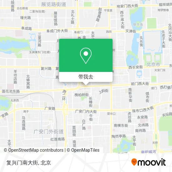 复兴门南大街地图