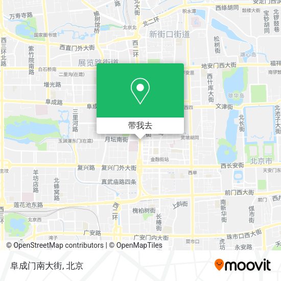 阜成门南大街地图