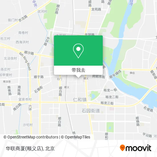 华联商厦(顺义店)地图