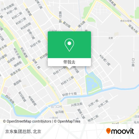 京东集团总部地图