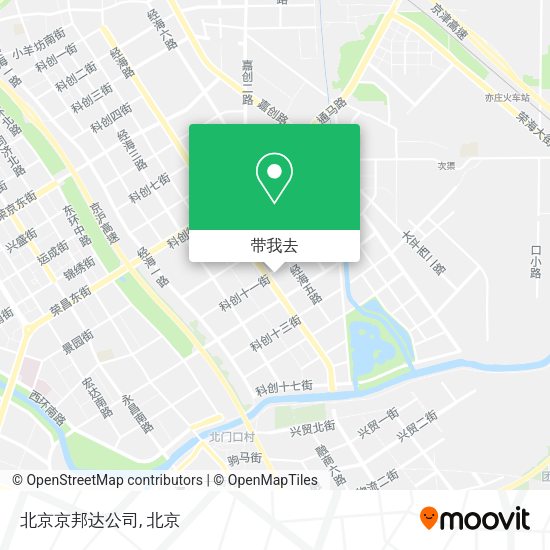 北京京邦达公司地图