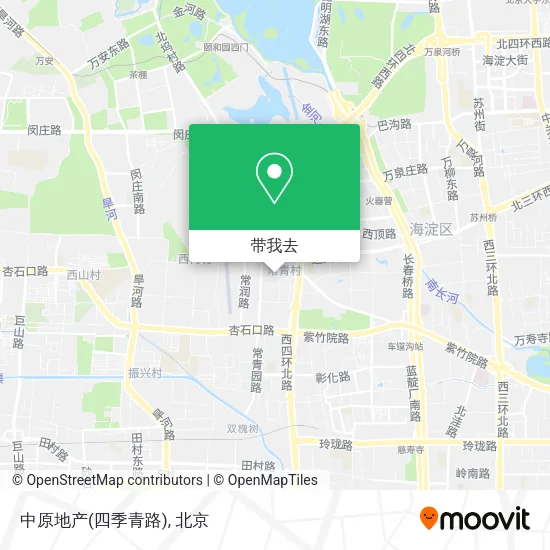 中原地产(四季青路)地图