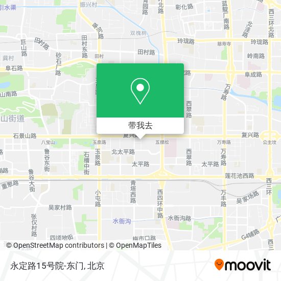 永定路15号院-东门地图