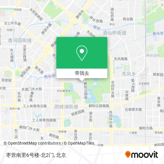 枣营南里6号楼-北2门地图