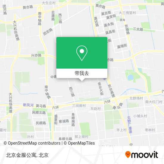 北京金服公寓地图