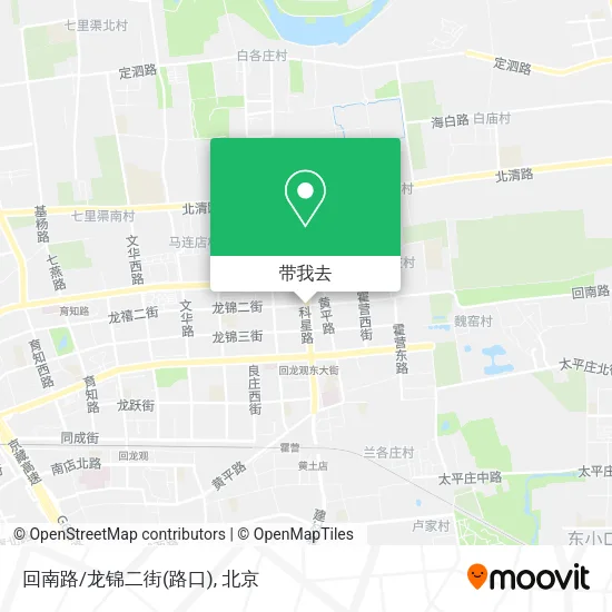 回南路/龙锦二街(路口)地图