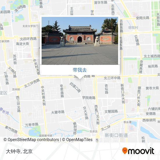 大钟寺地图