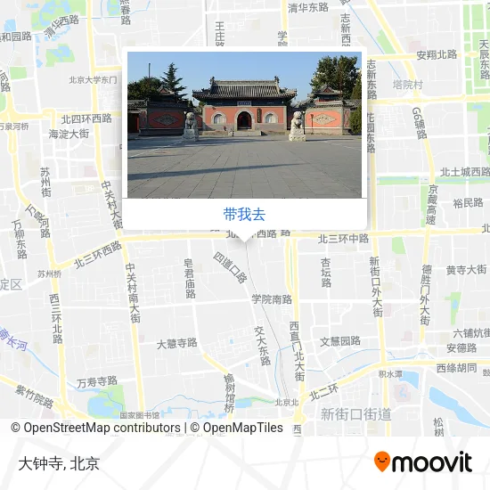 大钟寺地图