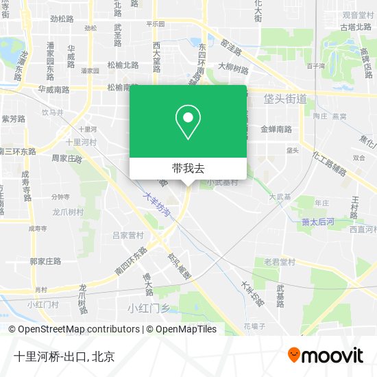 十里河桥-出口地图